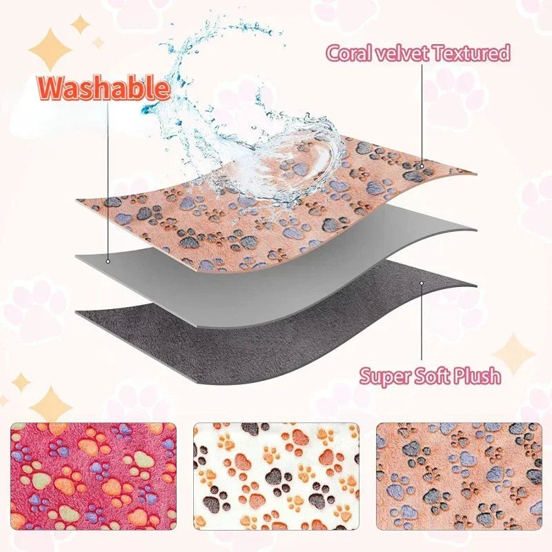 Soft Sleep Mat for Small Pets – Plush Bed Blanket for Hamsters, Puppies, Kittens, Rabbits & Guinea Pigs