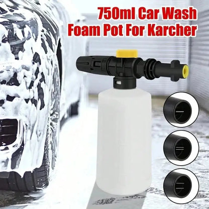700ML Snow Foam Cannon Lance - Adjustable Pressure Washer Foam Gun for Karcher K2-K7