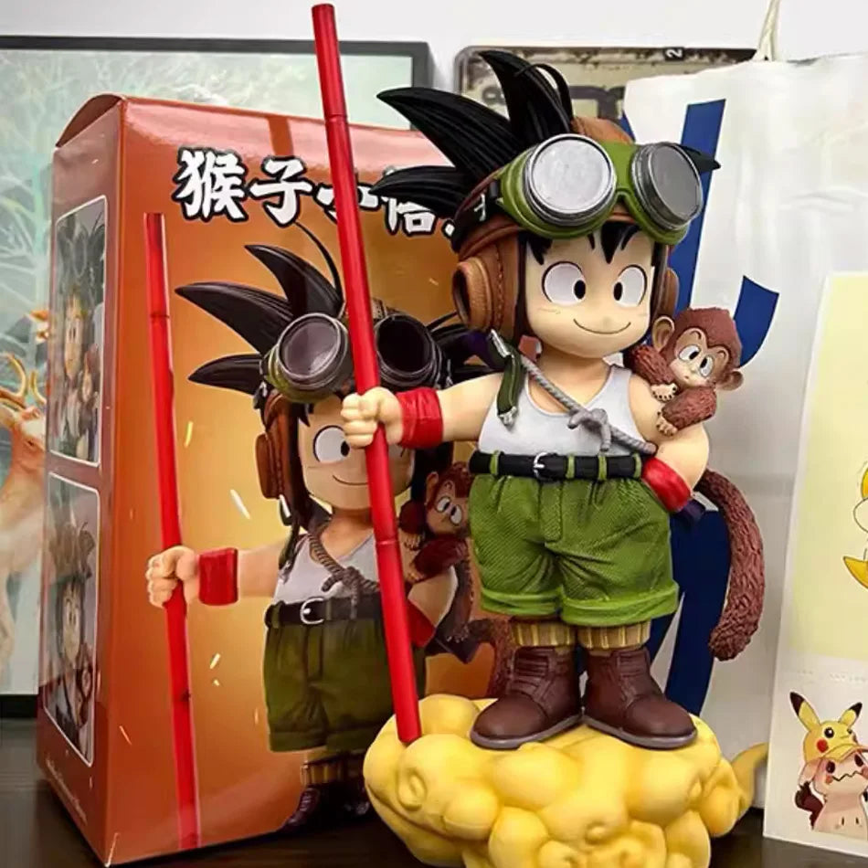 Dragon Ball Son Goku Kamehameha Light Lamp - Magnetic Anime Figure, Kakarot Collectible Ornament & Gift
