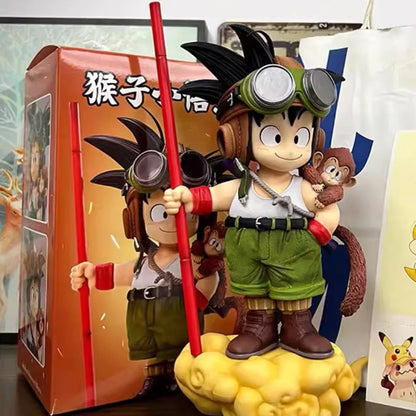 Dragon Ball Son Goku Kamehameha Light Lamp - Magnetic Anime Figure, Kakarot Collectible Ornament & Gift