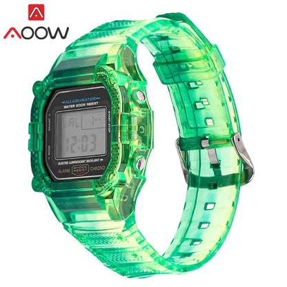 Transparent TPU Resin Watch Band and Bezel Kit for Casio G-SHOCK DW-5600 GW-M5610 GLS-5600 - Protective Replacement Strap and Case Set