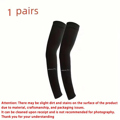 Breathable UV Sun Protection Arm Sleeves, 1/3 Pair Cooling Sports & Driving Outdoor Arm Guards for Summer Adventures