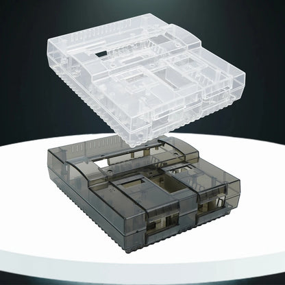 SNES Transparent Replacement Shell Case — Super NES Console Accessory