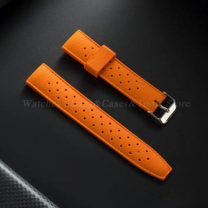 Premium Tropic Silicone Watch Strap – 20mm & 22mm Quick Release Waterproof Rubber Bracelet for Seiko, Oris & Omega
