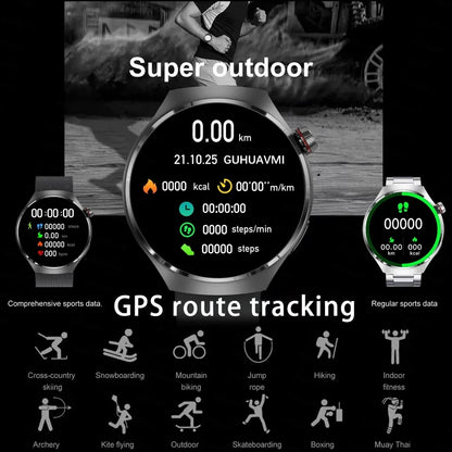 HUAWEI GT4 Pro Smart Watch for Men – 360x360 AMOLED Screen, GPS, NFC, Heart Rate, Bluetooth Call, IP68 Waterproof 2024