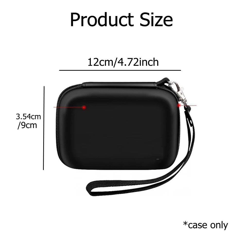 AbergBest Protective Carrying Case for Digital Cameras – Fits 21MP HD, 2.7" LCD, Rechargeable Kodak Pixpro & Canon PowerShot