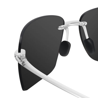 MAXJULI Polarized Sunglasses for Men & Women - Designer Fashion, Rimless Sports & Driving Eyewear (MJ8009)