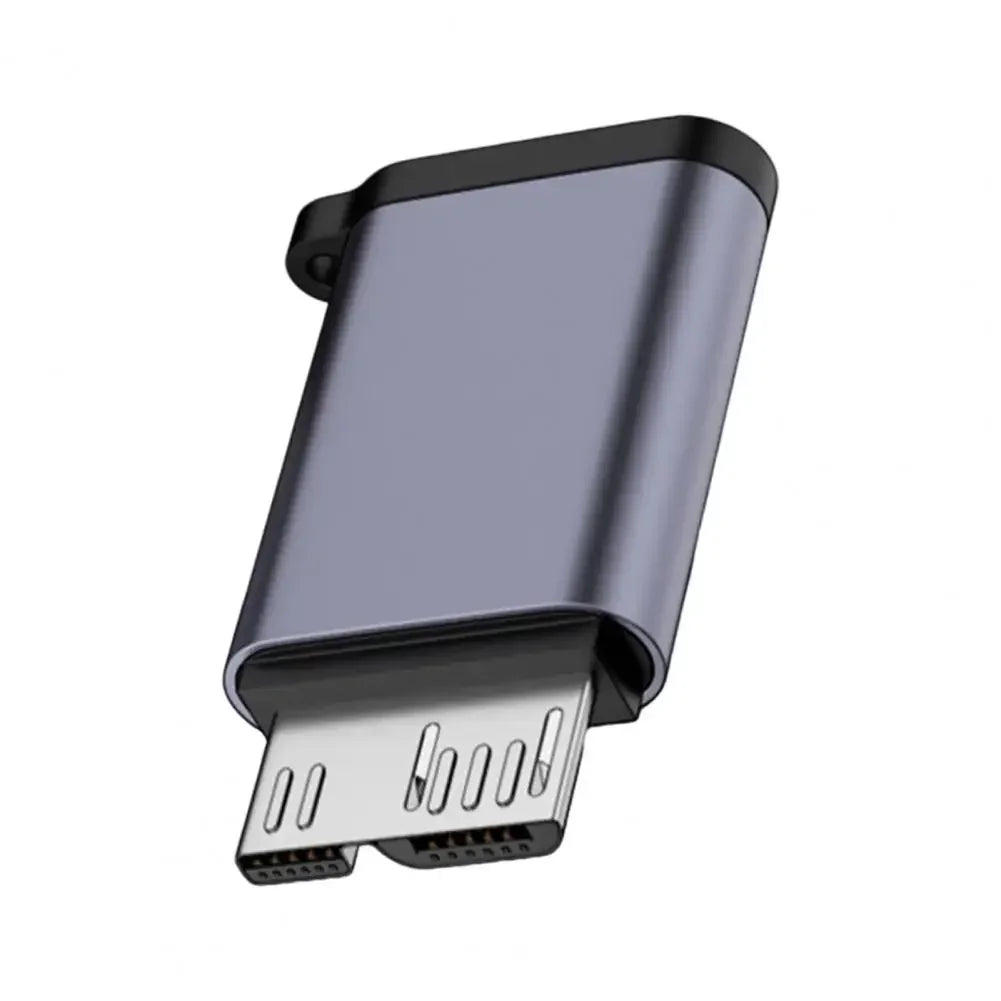Micro B USB 3.0 Male to Type-C Female Adapter – USB 3.0 to Type-C Connector for External Hard Drive HDD Cable