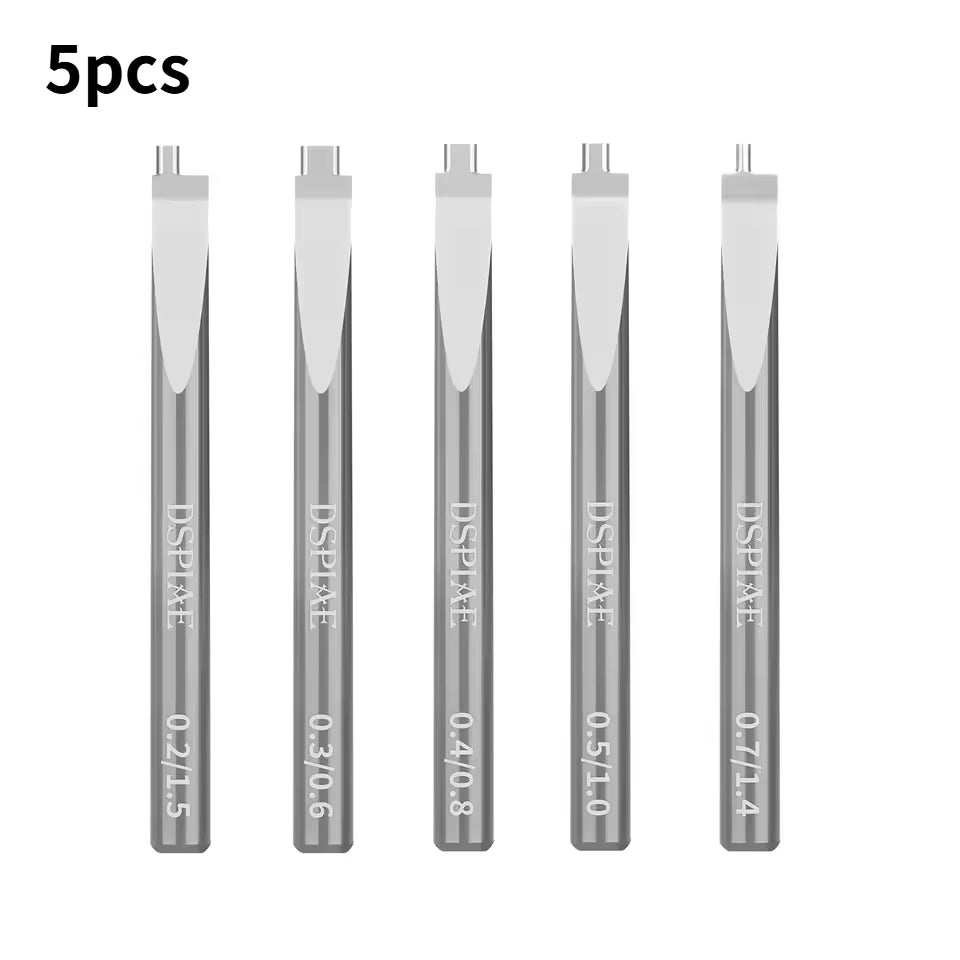 DSPIAE Straight Edge Broach Step Scraper Kit – Precision Scribing Tool for Gunpla Model Building, DIY Hobby & Craft Detailing