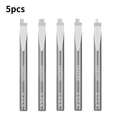 DSPIAE Straight Edge Broach Step Scraper Kit – Precision Scribing Tool for Gunpla Model Building, DIY Hobby & Craft Detailing