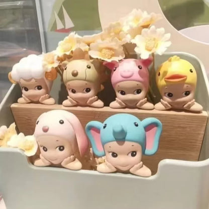 Cute Animal & Fruit Series Blind Box Figures – 8cm Anime Dolls, Car Ornaments & Collectible Gifts