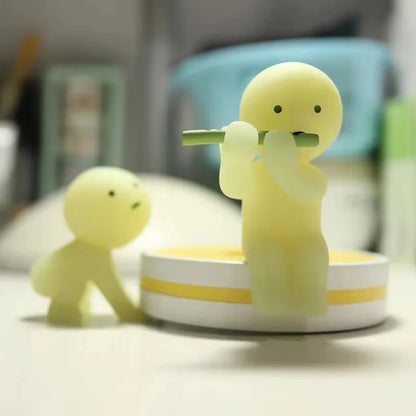 Smiski Hippers Luminous Elf Blind Box – Cute Mini Night Light Doll, Cartoon Figure Christmas Gift