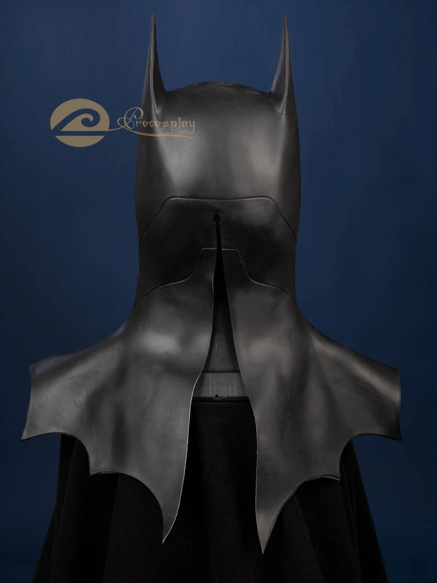 Black Latex Cosplay Mask – Movie Headgear & Halloween Costume Prop C08285