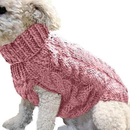Puppy Dog Sweaters for Small to Medium Dogs and Cats - Winter Warm Turtleneck Vest for Chihuahua, Yorkie, and Teddy Jackets