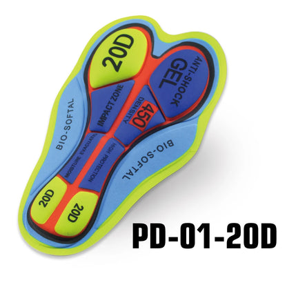 KEMALOCE Cycling Gel Pad - 5D/12D Breathable Shockproof Bike Cushion With Silicone Foam Comfort For Men & Women Long Rides