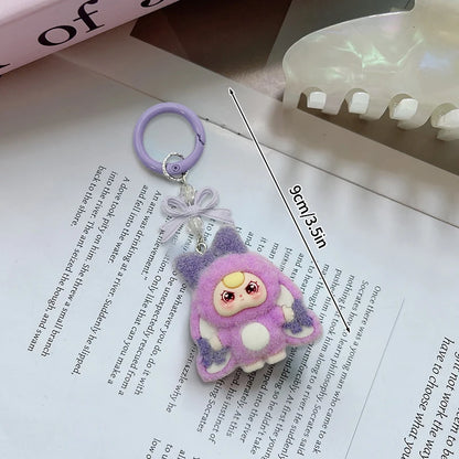 Kawaii Plush Keychain – Cute Aesthetic Bag Charm for Women, Wedding & Party Gifts