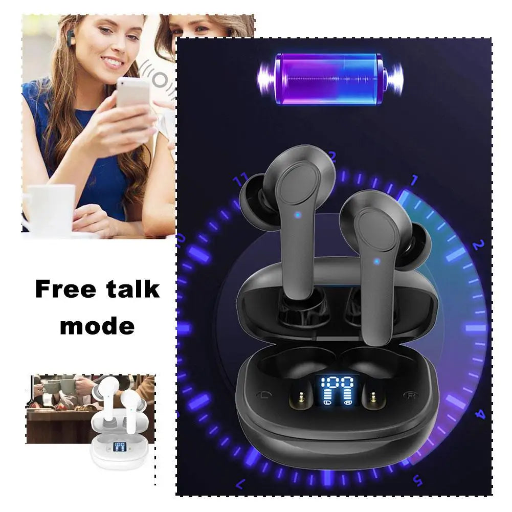 Smart Translate Earbuds — Real-Time Voice Translator, 144 Languages, Online & Offline, 4 Modes, 98% Accuracy