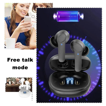 Smart Translate Earbuds — Real-Time Voice Translator, 144 Languages, Online & Offline, 4 Modes, 98% Accuracy