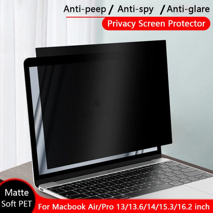 Laptop Privacy Screen Protector for MacBook Air & Pro – Anti-Spy, Anti-Glare Filter for 13", 13.6", 14", 15", & 16" Models (M1 & M2)