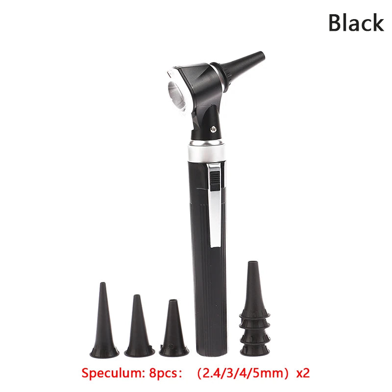 Professional Otoscope Diagnostic Kit – LED Endoscope for Ear Care, Portable Ear Cleaner with 8 Tips for Home & Doctor Use