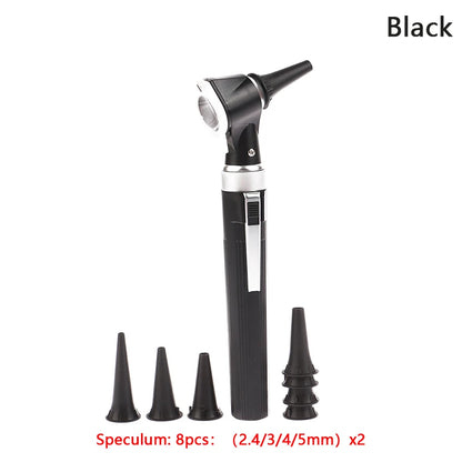 Professional Otoscope Diagnostic Kit – LED Endoscope for Ear Care, Portable Ear Cleaner with 8 Tips for Home & Doctor Use