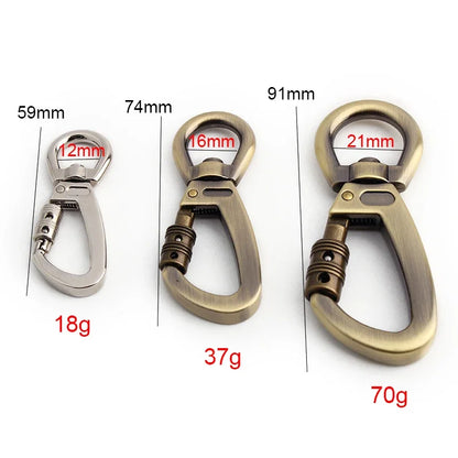 Auto-Locking Dog Leash Carabiner Clip – Swivel Rotating Ring Pet Hook for Outdoor Walking, Keychain & Pet Accessories