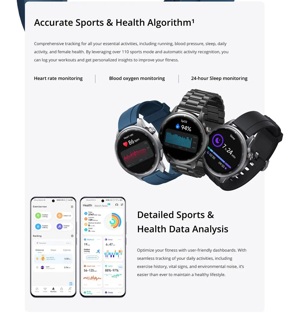 Global Version realme Watch S2 – 1.43'' AMOLED Smartwatch, 20-Day Battery, AI Engine, IP68 Waterproof