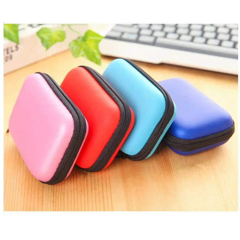 Rectangle Portable Storage Bag – Zip Lock Organizer for Phone, Data Cables, Chargers, and Accessories
