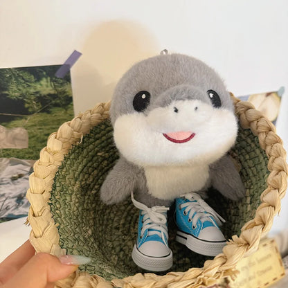 Tungtungtung Italian Brainrot Shark Plush Doll – Soft Anime Plushie Stuffed Pillow Toy