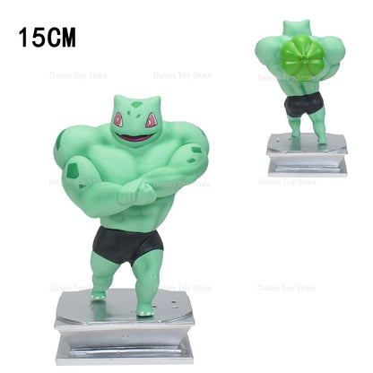 13 Styles Pokémon Muscle Figures – Magikarp, Snorlax, Dugtrio, Psyduck, Squirtle, Bulbasaur, Gengar PVC Action Toys