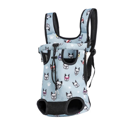 Adjustable Cat Carrier Bag – Double Shoulder Pet Backpack, Portable Travel, Outdoor, Camping & Hiking Bag for Cats and Small Dogs