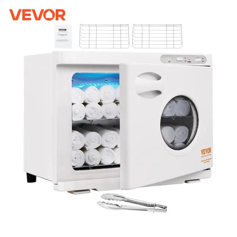 VEVOR Hot Towel Warmer 8/23L – Large Capacity 2-in-1 Quick Heating with See-Through Window for SPA, Facials & Massage Salon