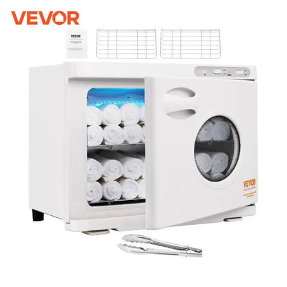 VEVOR Hot Towel Warmer 8/23L – Large Capacity 2-in-1 Quick Heating with See-Through Window for SPA, Facials & Massage Salon