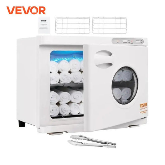 VEVOR Hot Towel Warmer 8/23L – Large Capacity 2-in-1 Quick Heating with See-Through Window for SPA, Facials & Massage Salon