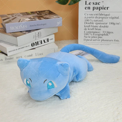 Pokemon Shiny Mew Plush Pillow – Soft Stuffed Anime Cushion Toy for Kids, Fun Birthday Gift for Boys & Girls