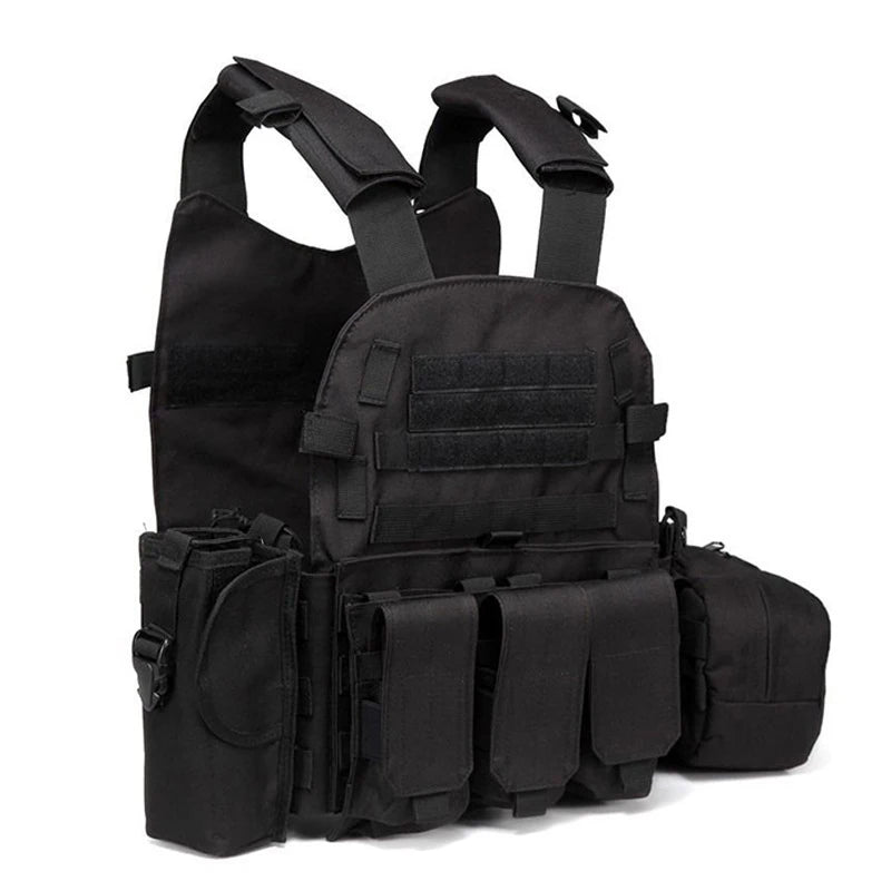 Multi-Function Tactical Vest for Training & Combat - Weight-Bearing CS Training Gear, 1PC Combination
