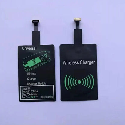 Type-C Wireless Charging Receiver Ultra-Thin Fast Charging Adapter – Stable Wireless Charger Patch for Samsung, Huawei & Xiaomi