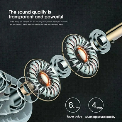 Pro 4 TWS Wireless Earbuds – Bluetooth 5.3 Waterproof Headphones with Mic for Xiaomi & iPhone
