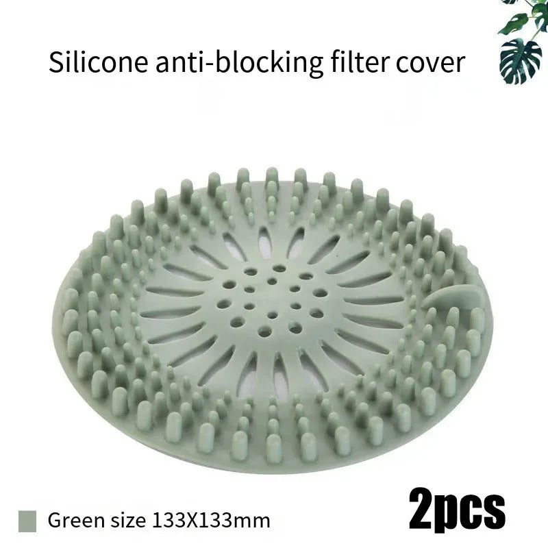 Sewer Hair Floor Drain Filter – Anti-Clogging Bathroom & Kitchen Sink Cover, Magic Hair Catcher Tool