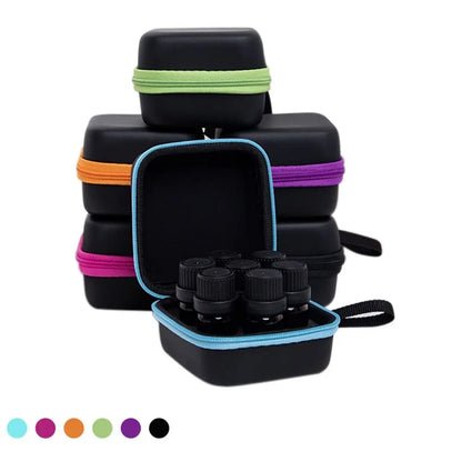 Essential Oil Travel Case – 7-Slot Organizer for 5ml DoTERRA Bottles, Portable Roller Bottle Storage Bag