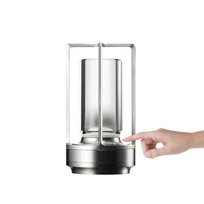 Wireless LED Touch Sensor Table Lamp - Rechargeable Desktop Night Light for Bedroom, Hotel, Bar & Restaurant Decor