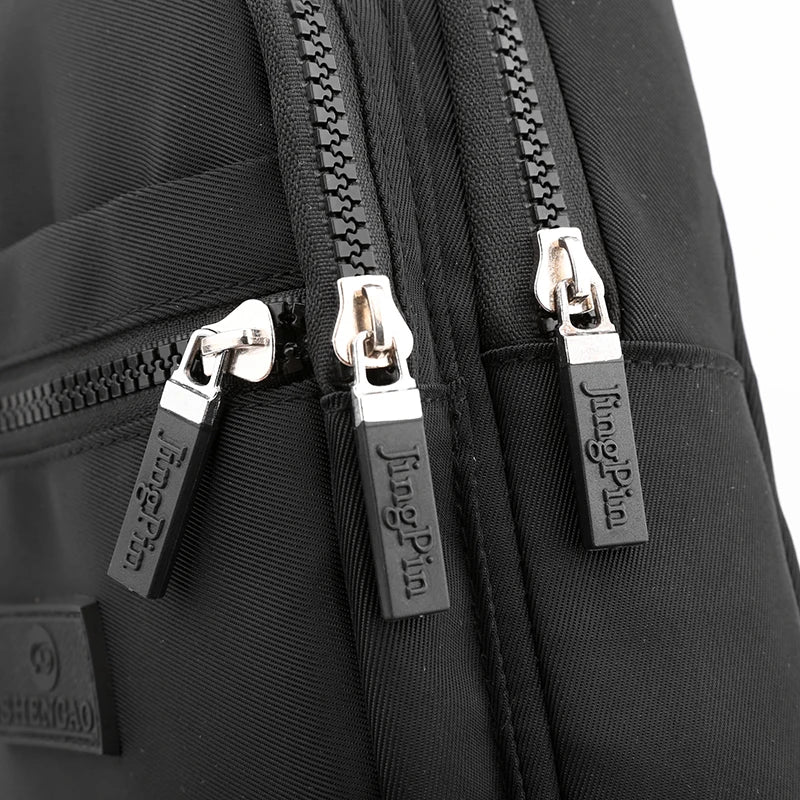 Women's Pure Color Nylon Chest Bag – Casual Shoulder & Crossbody Bag, Fashionable High-Quality Female Bag