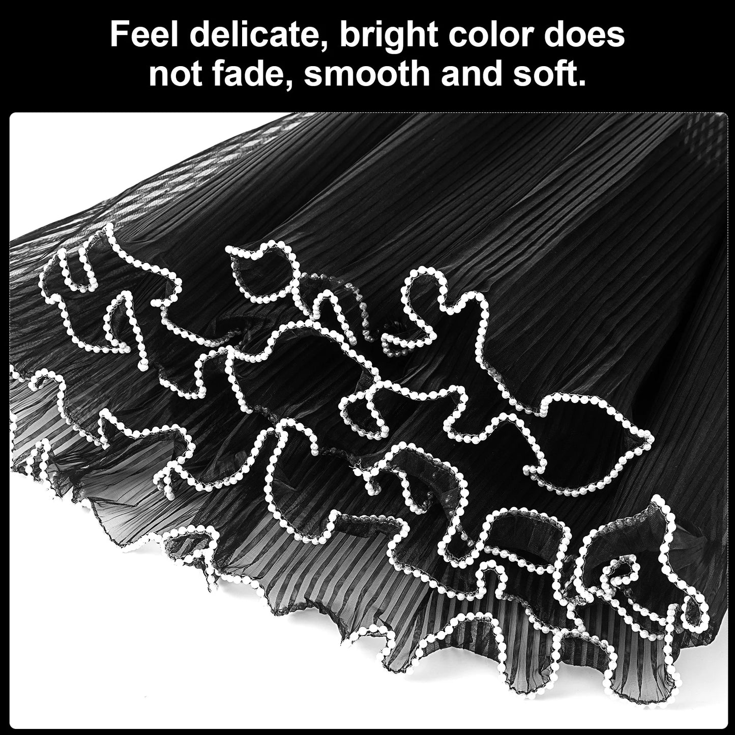 Black Flower Wrapping Paper with Pearl Edges – Florist Style Bouquet Wrap for Wedding & Gift Packaging