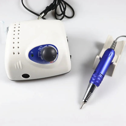 Strong 210 PRO XII Nail Drill 65W 35000RPM Electric Milling Manicure Machine with Cutters