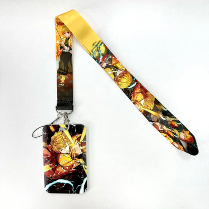 Cartoon Anime Lanyard – Key, Card & Badge Holder Neck Strap, DIY Keychain Hang Rope
