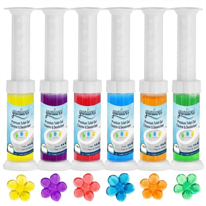 Yunliwei Toilet Cleaner Gel Stick - Long-Lasting Fragrance, Deodorizing Toilet Cleaning Gel for Fresh Bathroom Care