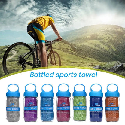 Instant Cooling Sports Towel – Quick-Dry Sweat-Absorbent Gym, Yoga & Workout Fitness Towel