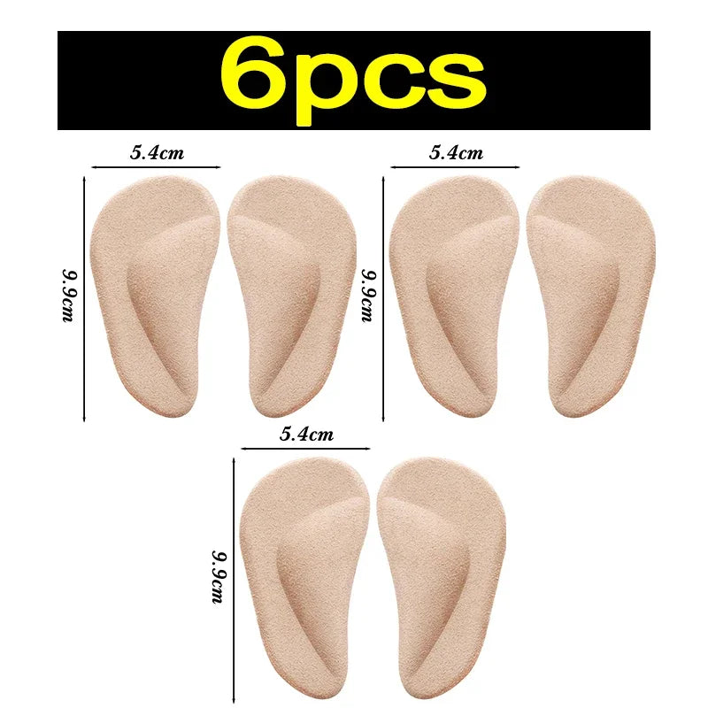 Flat Foot Support Insoles - Breathable PU Corrective Shoe Inserts for Comfortable Everyday Wear