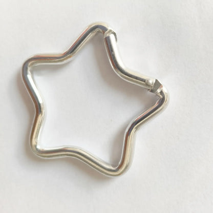 Five-Pointed Star Aluminum Carabiner Keychain - Outdoor Camping Keyring Clip Bottle Hanging Hook