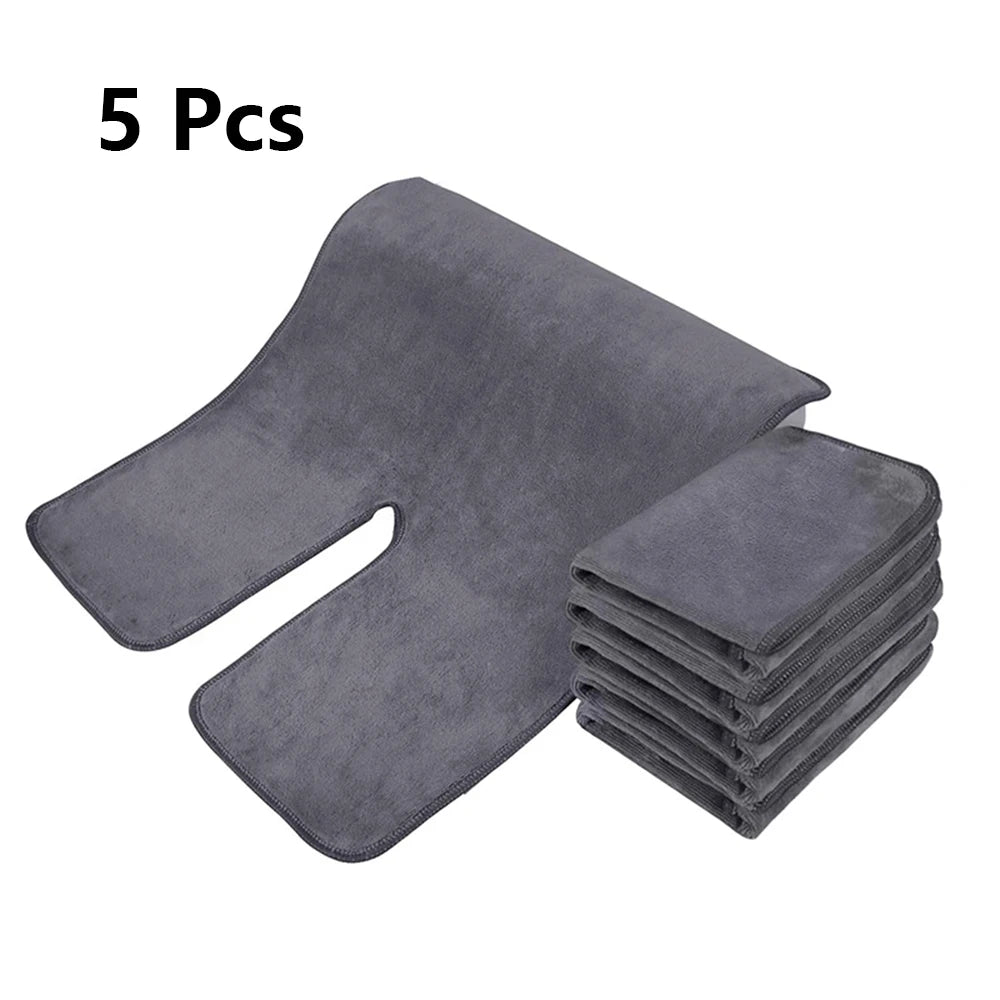 U-Shaped Beauty Towel - Ultra-Fine Fiber Quick-Dry Facial Towel for Spa, Salon & Skincare Use
